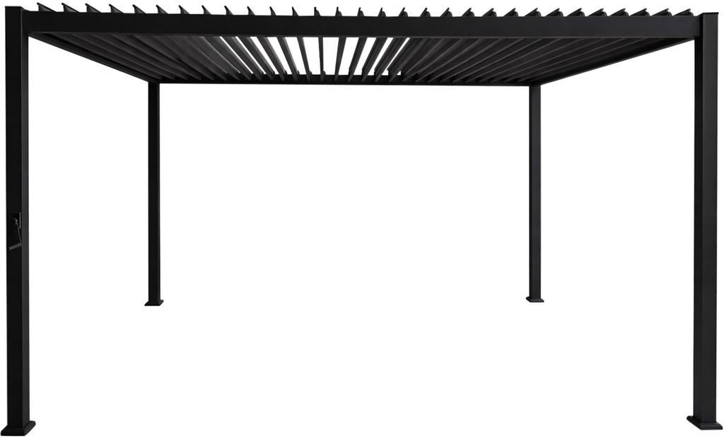 Nordic paviljon 3x4m võrekatusega, must