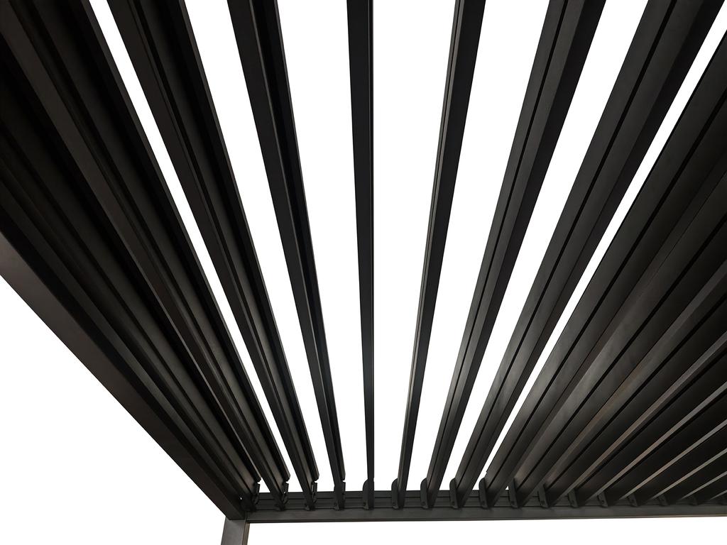 Nordic paviljon 3x4m võrekatusega, must