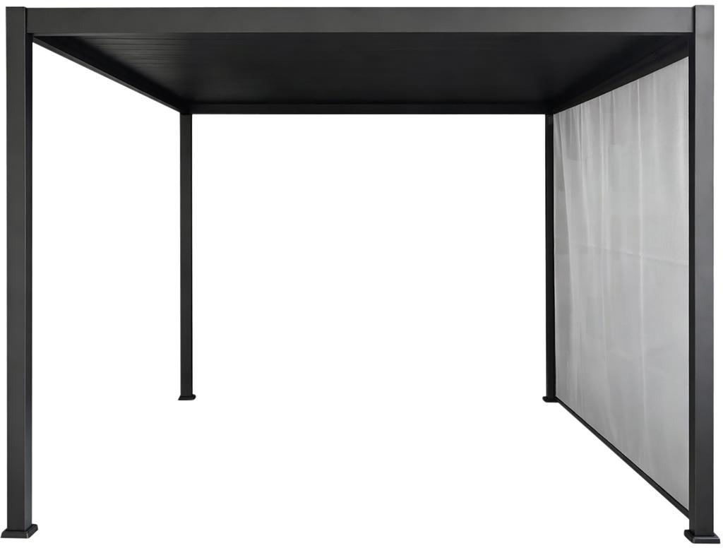 Nordic paviljon 3x4m võrekatusega, must