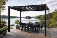 Pisipilt: Nordic paviljon 3x4m võrekatusega, must