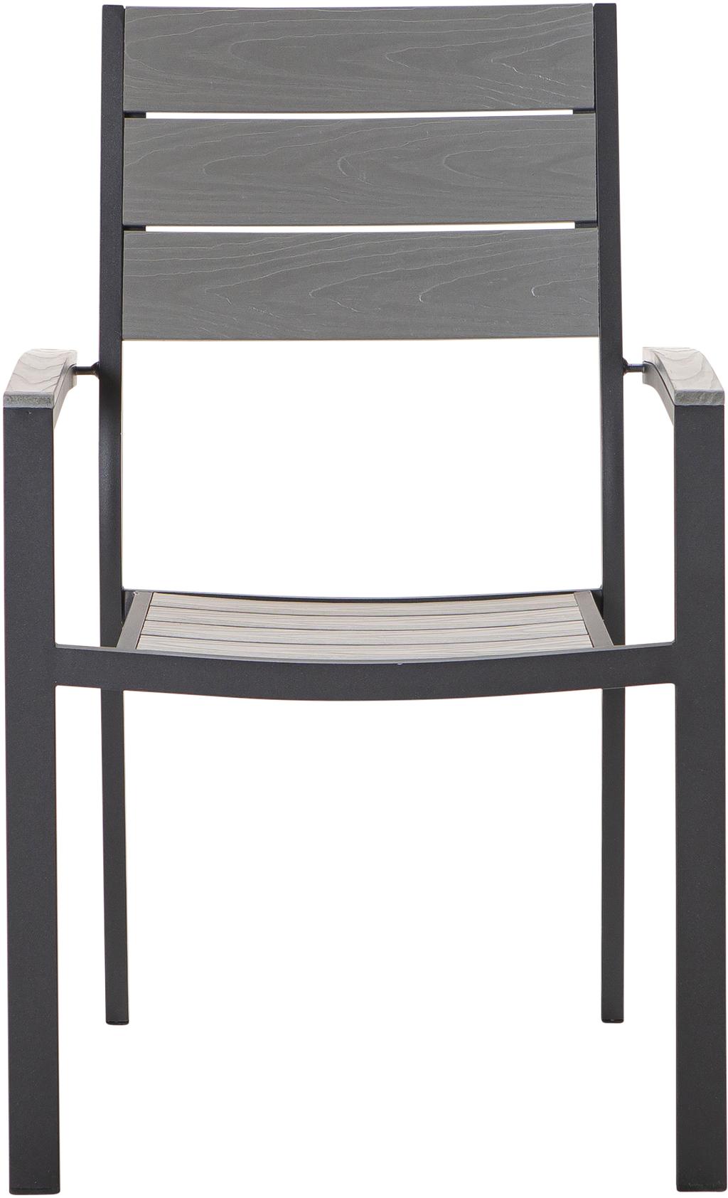 Dakota virnastatav tool, must alumiinium / helehall Easywood