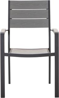 Pisipilt: Dakota virnastatav tool, must alumiinium / helehall Easywood