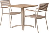 Pisipilt: Saarni & Calle söögilaua komplekt 70x70, kahele, tuhapuu/khaki