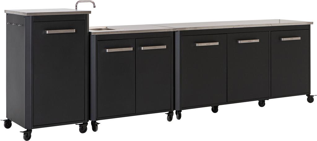 Cozze aiaköök sirge (kõrge + kraan + 3)