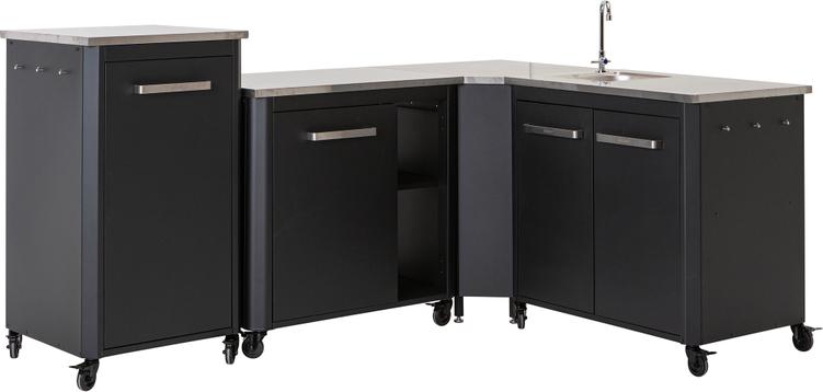 Cozze aiaköök 2k2 (kõrge + uks/ava + nurk + kraan)