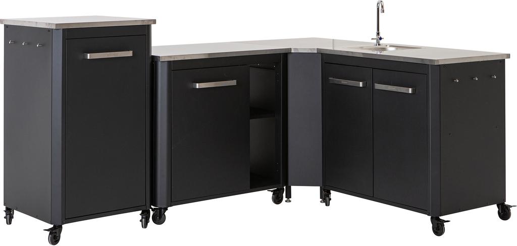 Cozze aiaköök 2k2 (kõrge + uks/ava + nurk + kraan)