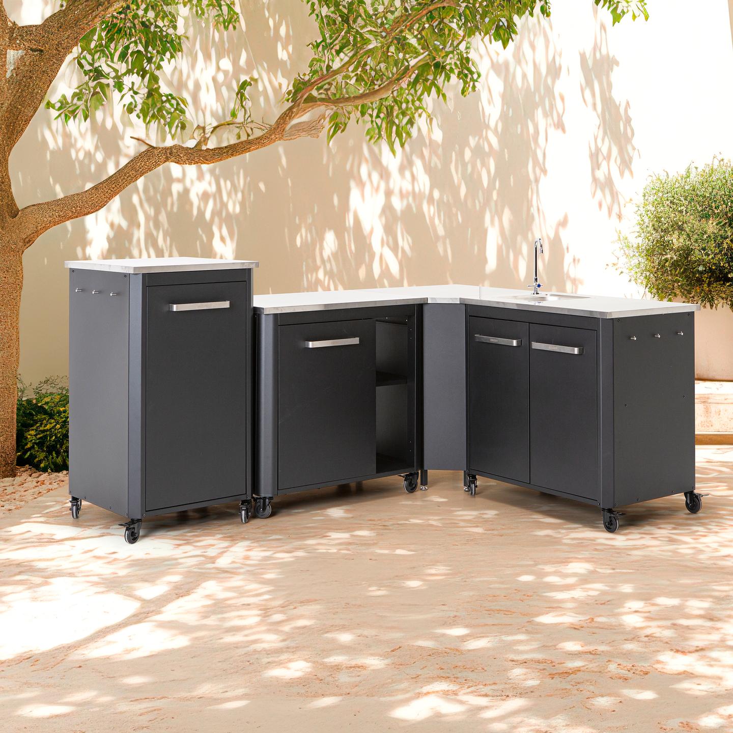 Cozze aiaköök 2k2 (kõrge + uks/ava + nurk + kraan)