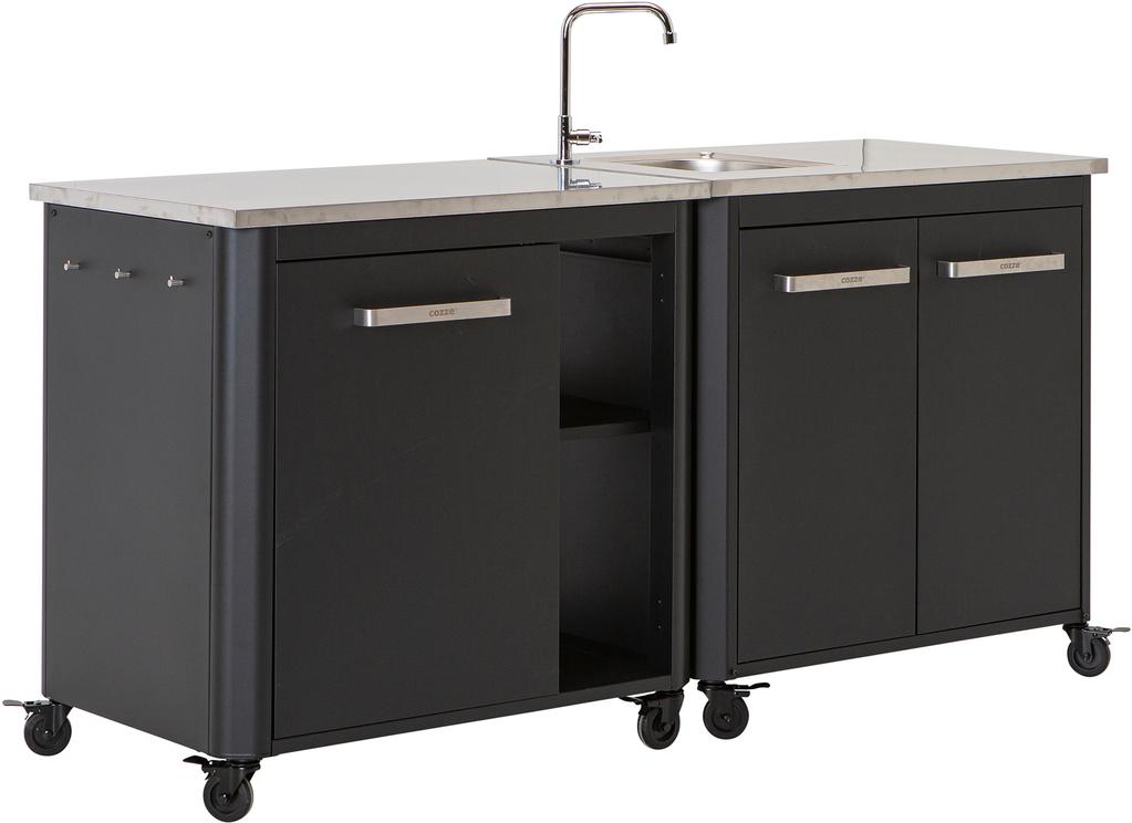 Cozze aiaköök sirge (uks/ava + kraan)