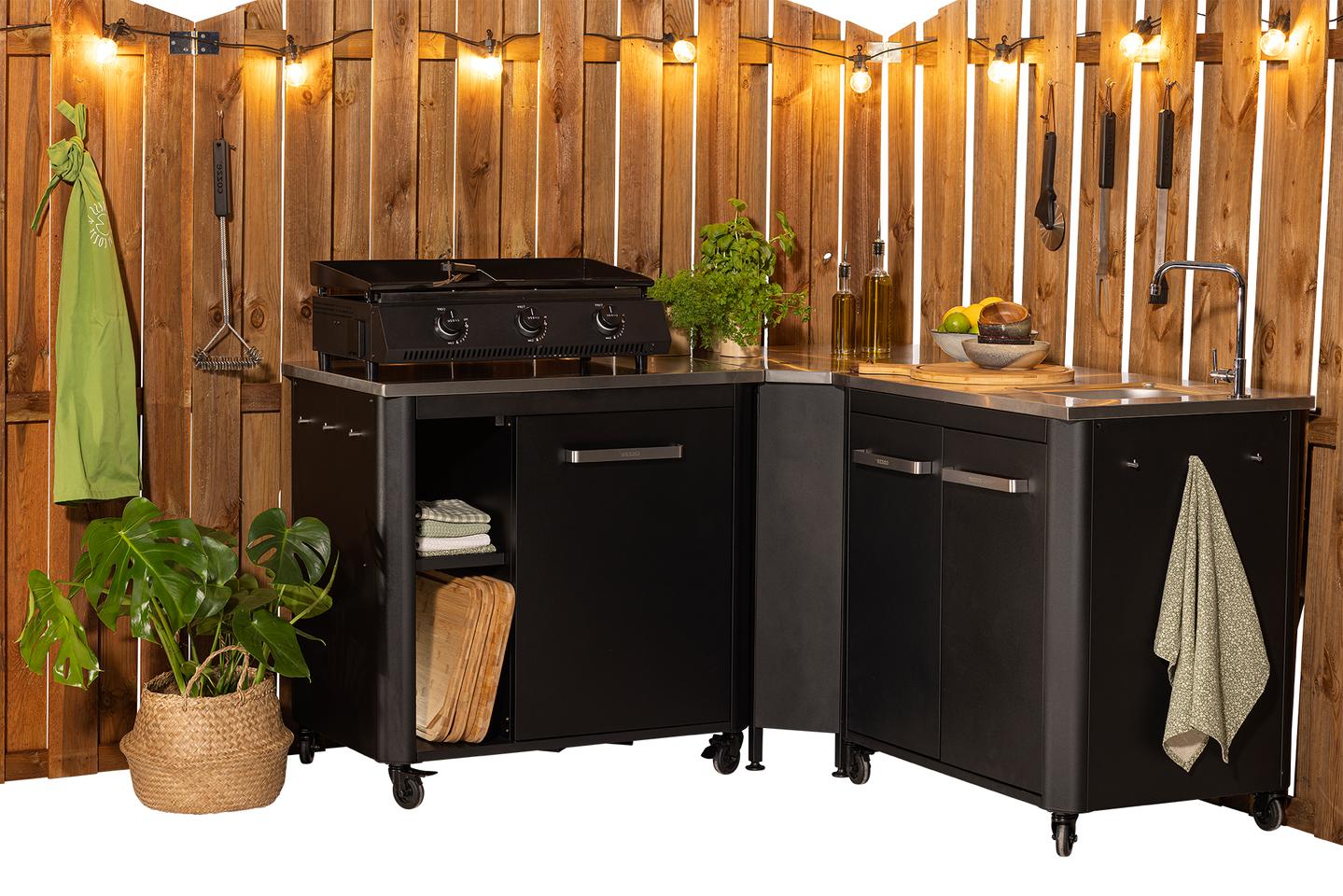 Cozze aiaköök 2k2 (uks/ava + nurk + kraan)