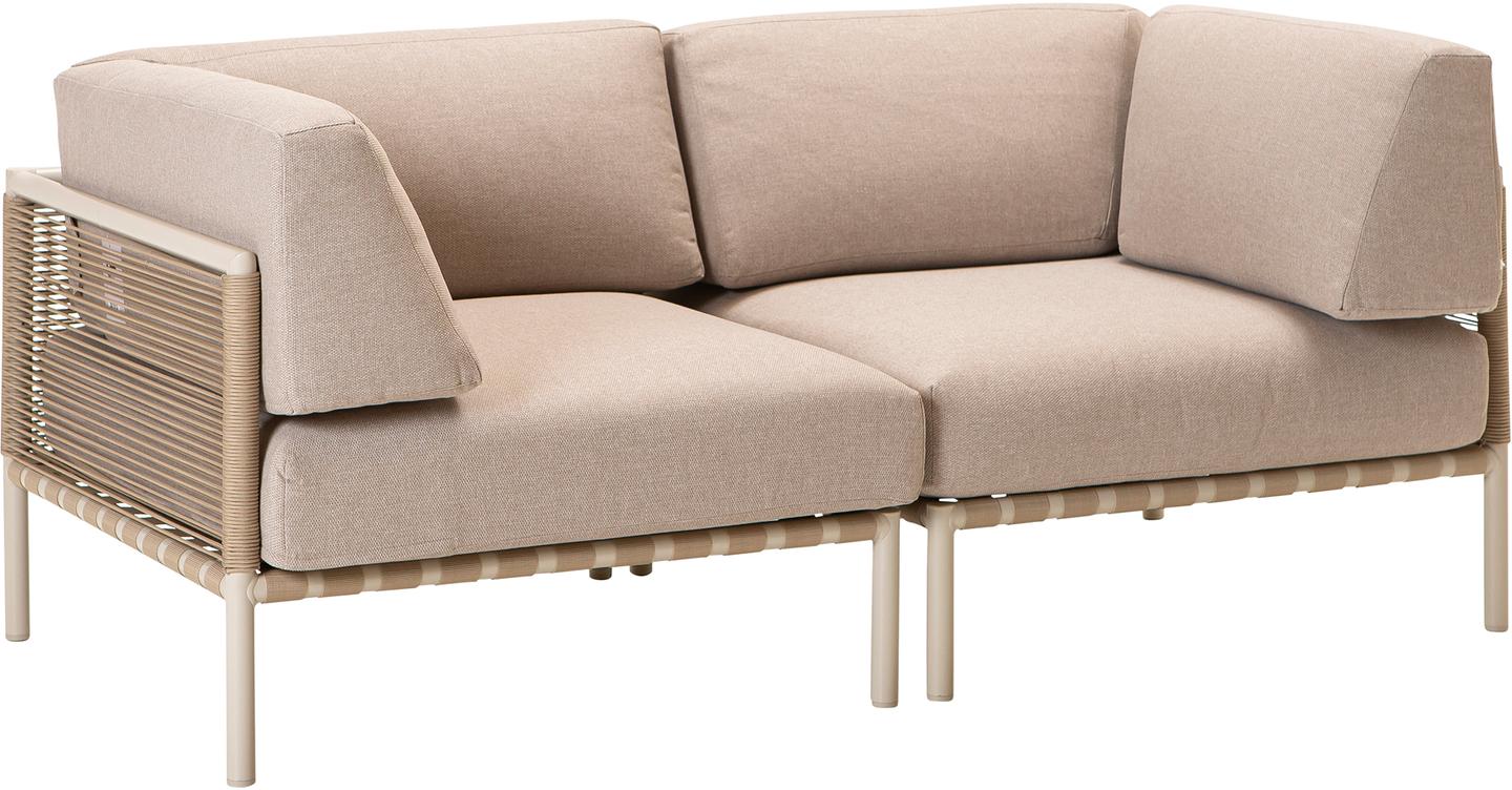 Asgård 2-kohaline diivan, taupe/beež