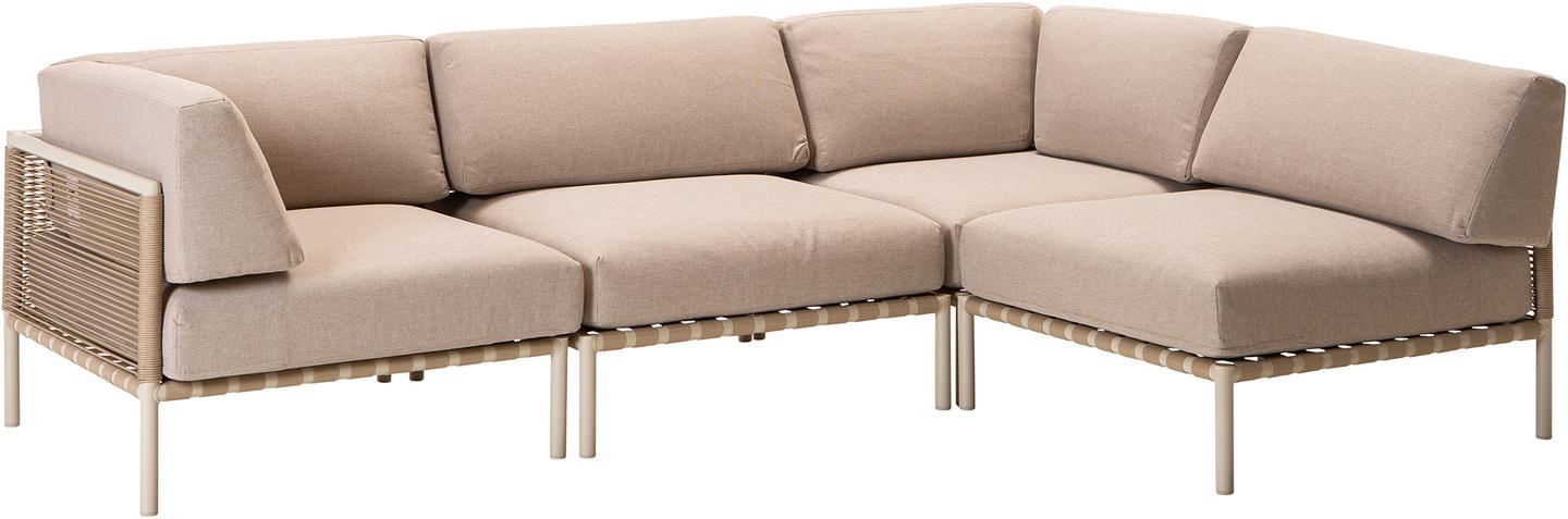 Asgård avatud nurgaga diivan, taupe/beež