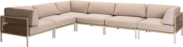 Asgård nurgadiivan, 2k3, taupe/beež