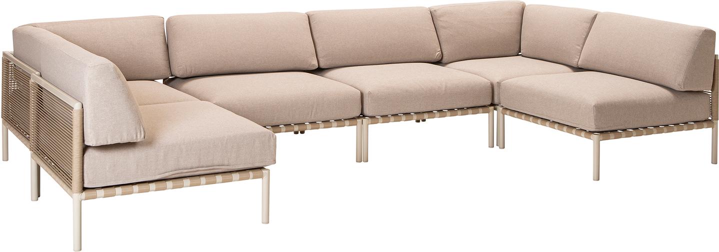 Asgård u-nurgadiivan, taupe/beež