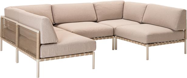 Asgård u-nurgadiivan väike, taupe/beež