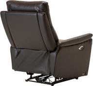 Pisipilt: Tugitool Loungea Padova mootormehhanismiga, must nahk/pvc