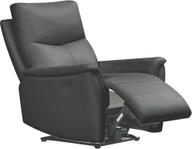 Pisipilt: Tugitool Loungea Padova mootormehhanismiga, must nahk/pvc