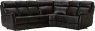 Pisipilt: Nurgadiivan Loungea Colorado recliner, 3N2/2N3, must nahk/kunstnahk
