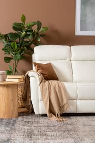 Pisipilt: Nurgadiivan Loungea Colorado recliner, 3N2/2N3, puhasvalge nahk/kunstnahk