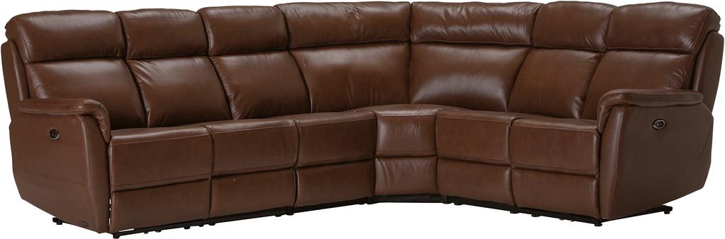 Nurgadiivan Loungea Colorado recliner, 3N2/2N3, pruun nahk/kunstnahk
