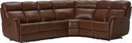 Pisipilt: Nurgadiivan Loungea Colorado recliner, 3N2/2N3, pruun nahk/kunstnahk