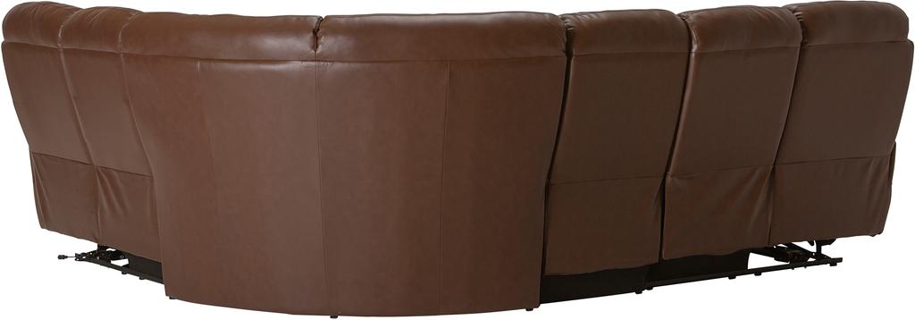 Nurgadiivan Loungea Colorado recliner, 3N2/2N3, pruun nahk/kunstnahk