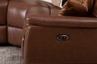 Pisipilt: Nurgadiivan Loungea Colorado recliner, 3N2/2N3, pruun nahk/kunstnahk