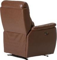 Pisipilt: Tugitool Loungea Colorado recliner, tõstemehhanismiga, pruun nahk/kunstnahk