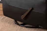 Pisipilt: Tugitool Loungea Colorado recliner, kiikuv/pöörlev, must nahk/kunstnahk