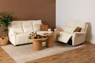 Pisipilt: Diivanikomplekt Loungea Padova 3+2, valge nahk/pvc