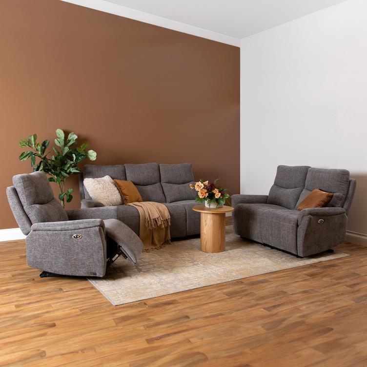 Diivanikomplekt Loungea Padova 3+2+1, hall kangaskate