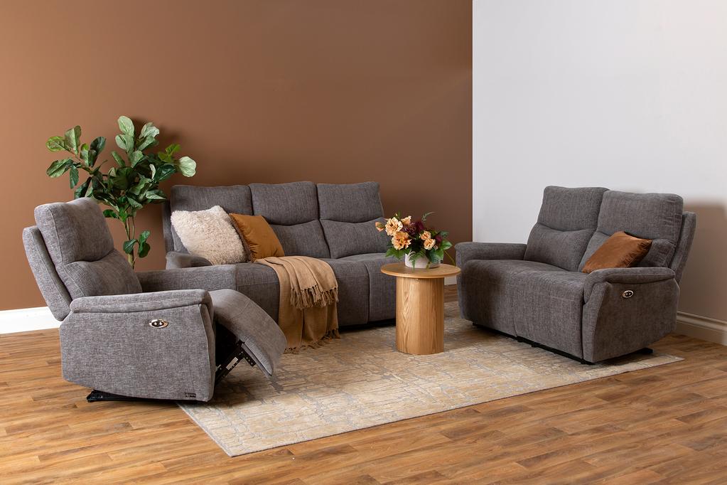 Diivanikomplekt Loungea Padova 3+2+1, hall kangaskate