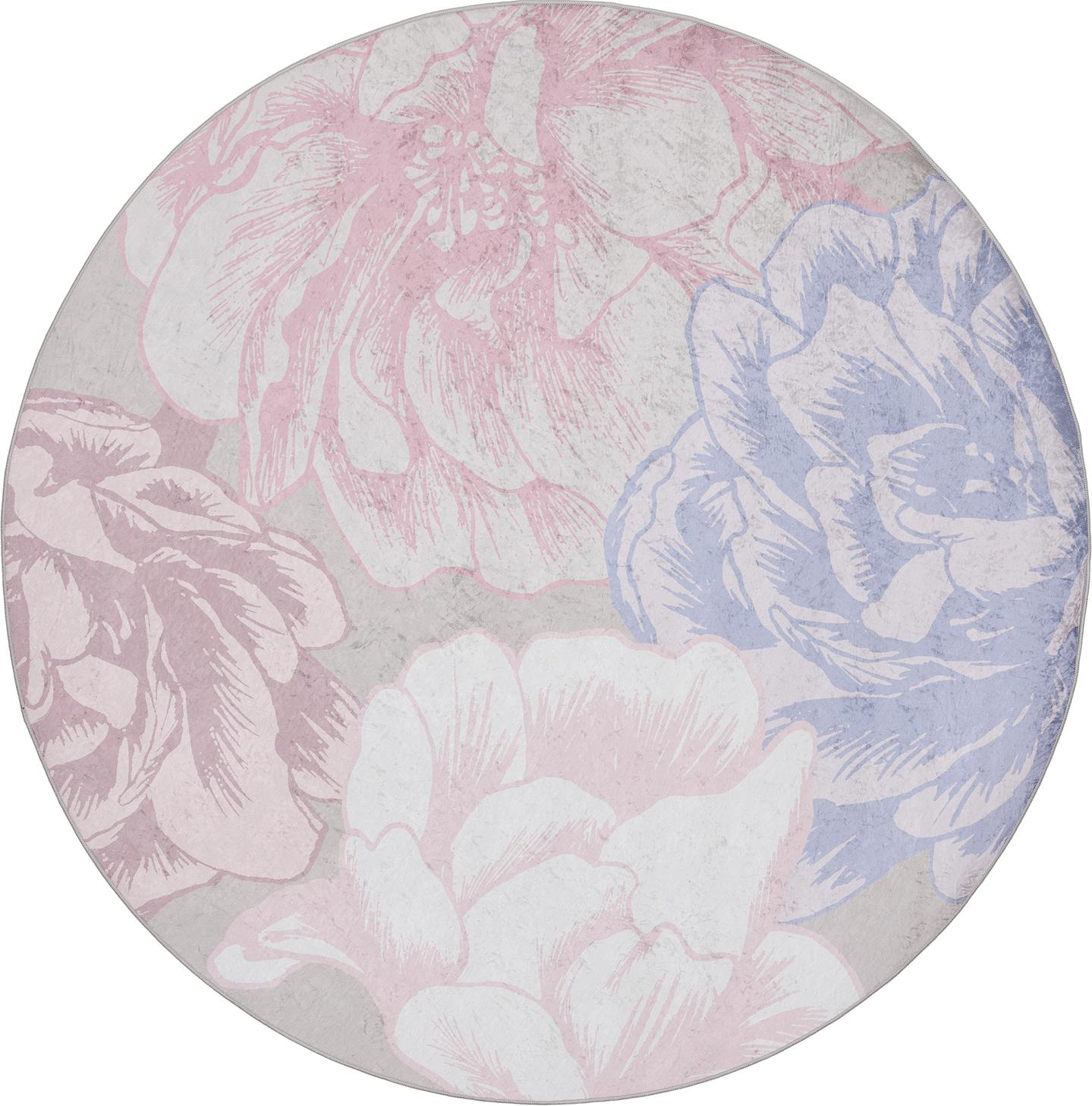 Vaip Vallila Juhannusruusu Glossy ümar, 160 cm, pastell