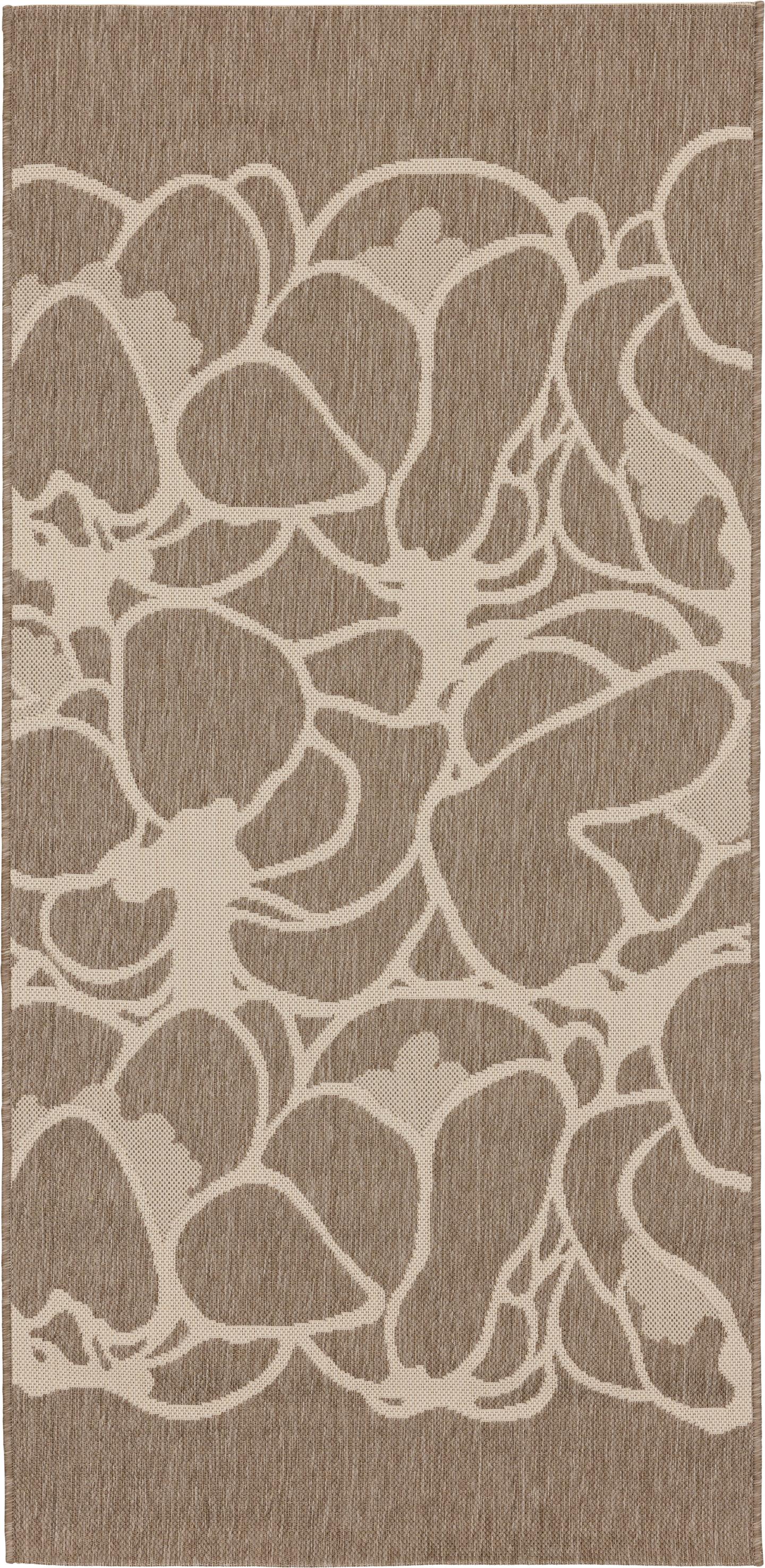 Vaip Vallila Makeba Flat 100x300 cm, beež/valge (nii sise- kui välitingimustes)