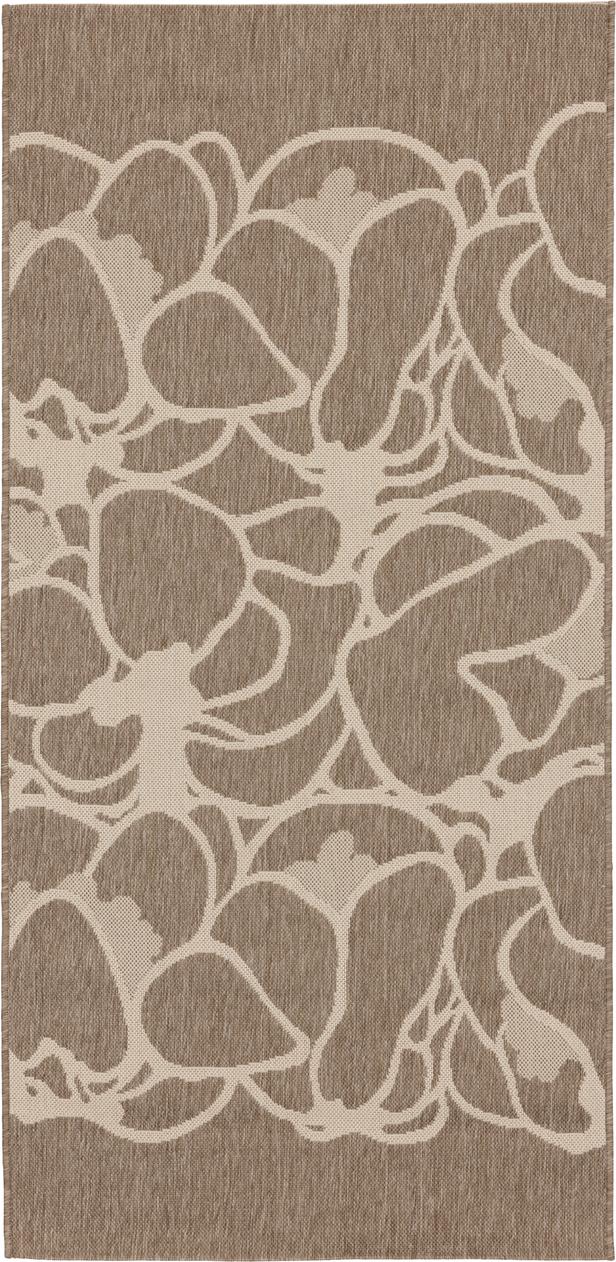 Vaip Vallila Makeba Flat 100x300 cm, beež/valge (nii sise- kui välitingimustes)