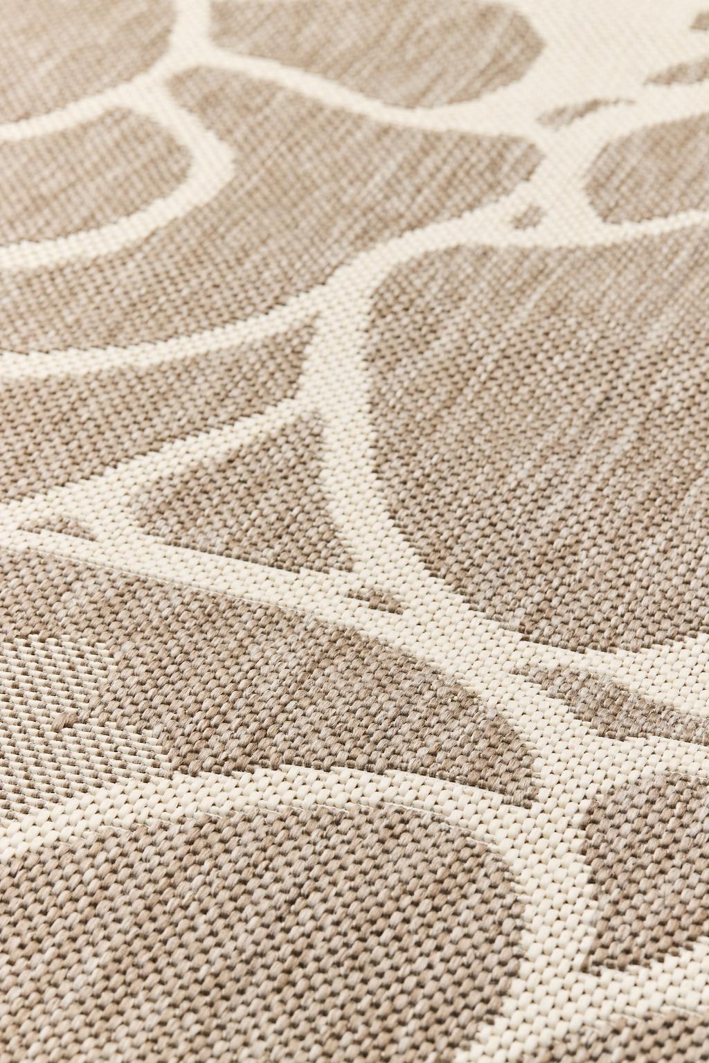 Vaip Vallila Makeba Flat 160x230 cm, beež/valge (nii sise- kui välitingimustes)