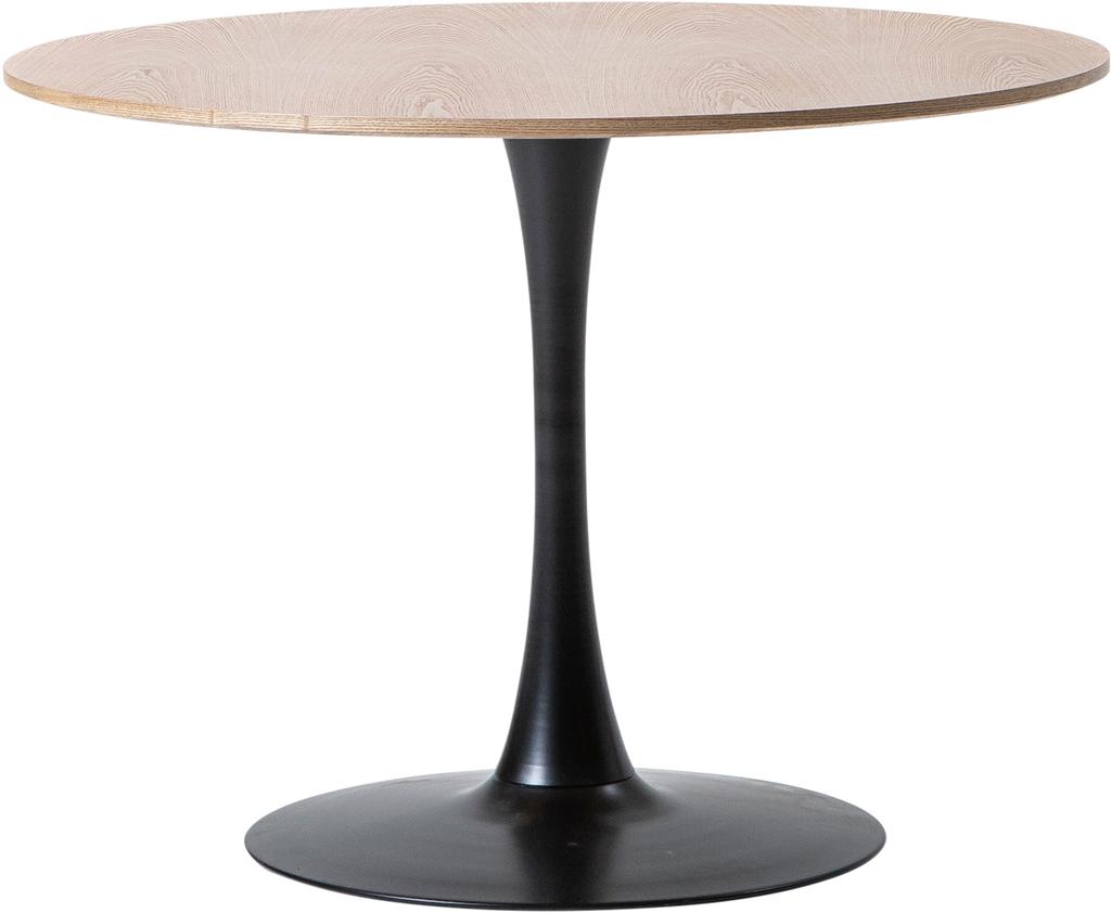 Söögilaud Apollo ümmargune, 100 cm, naturaalne tammevineer