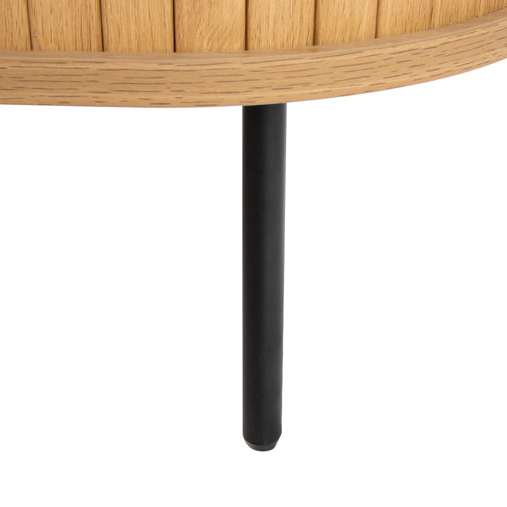 TV-alus Pihla 150 x 40 x 55 cm, tammevärvi melamiin / mustad jalad