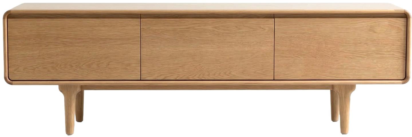 TV-alus Bacoli 200 cm, naturaalne tamm (spoon)