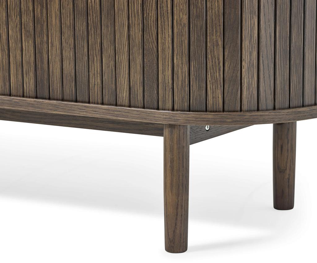TV-alus Meta 180 cm, pruun tamm (spoon)