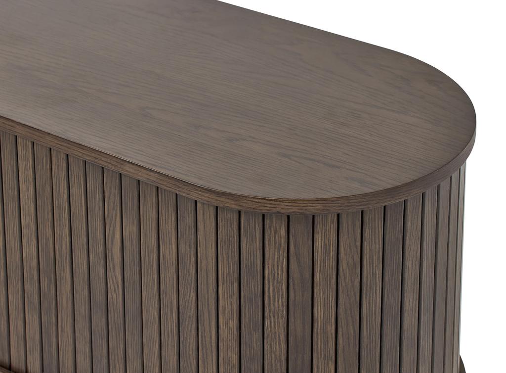 TV-alus Meta 180 cm, pruun tamm (spoon)