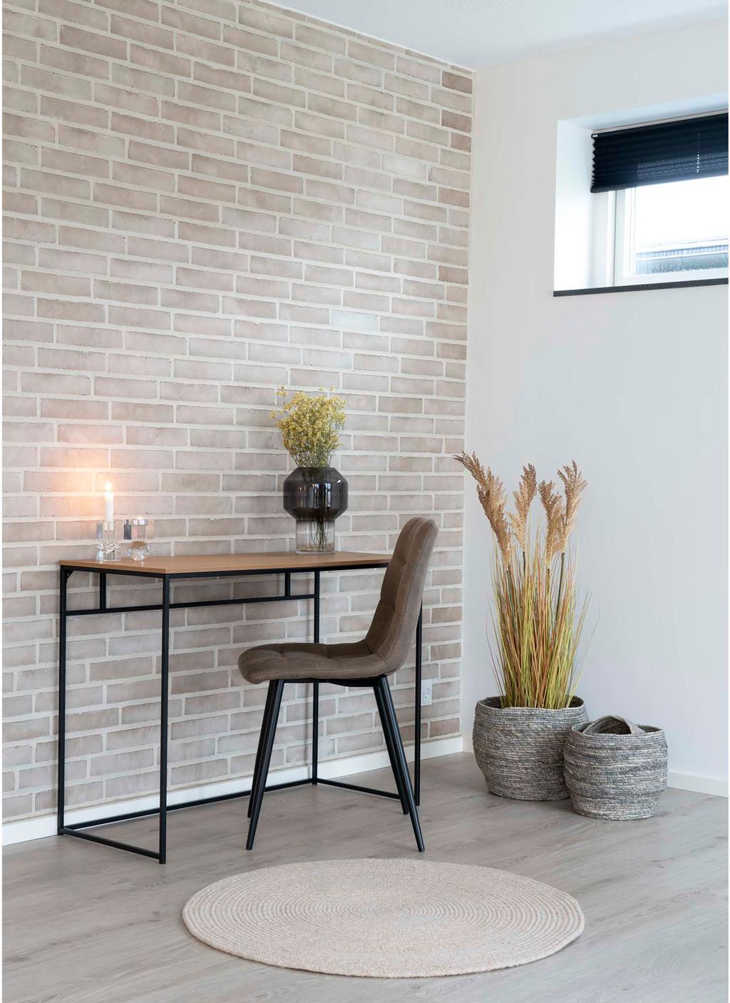 Söögitool House Nordic Middel helepruun mikrokiud
