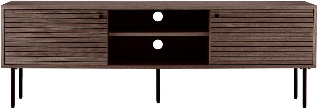 TV-alus House Nordic Kyoto 150 x 40, suitsutatud tammevineer / mustad jalad