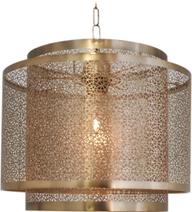 Pisipilt: Ripplamp Hermine matt messingist