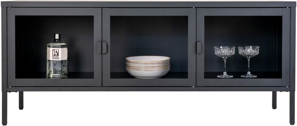 TV-alus House Nordic Brisbane 130 x 40 x 55 cm, must