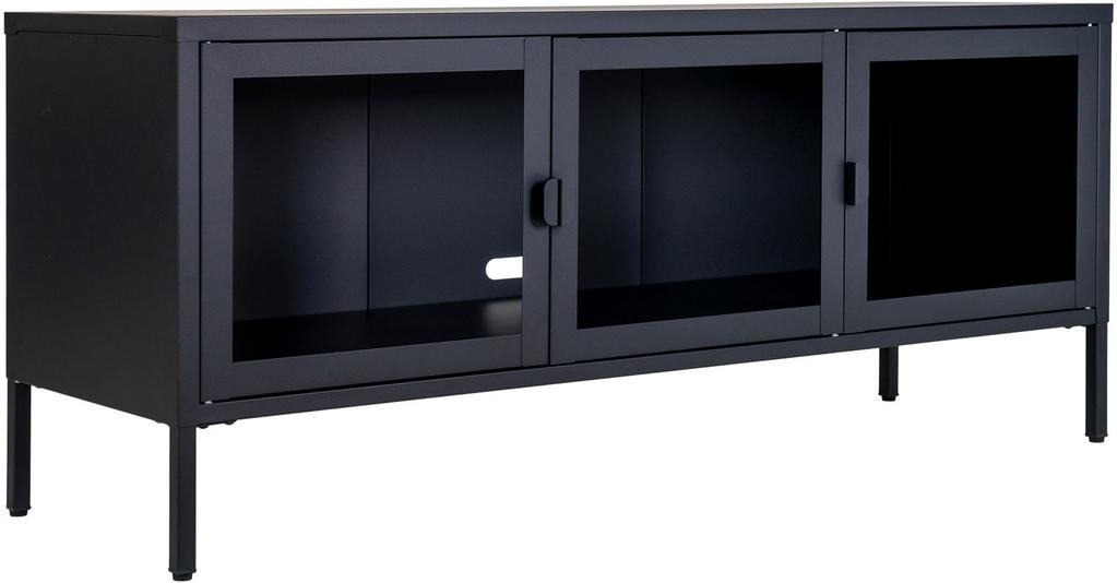 TV-alus House Nordic Brisbane 130 x 40 x 55 cm, must