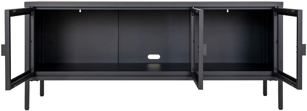 TV-alus House Nordic Brisbane 130 x 40 x 55 cm, must