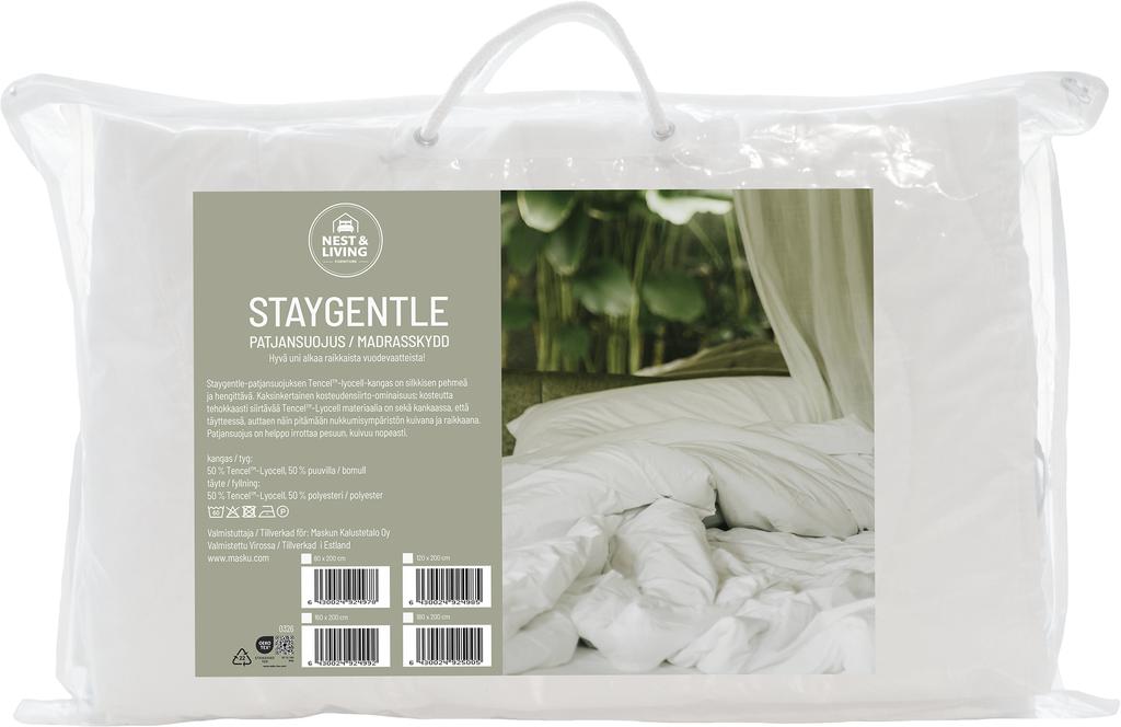 Tencel madratsikaitse Staygentle 80 x 200 cm