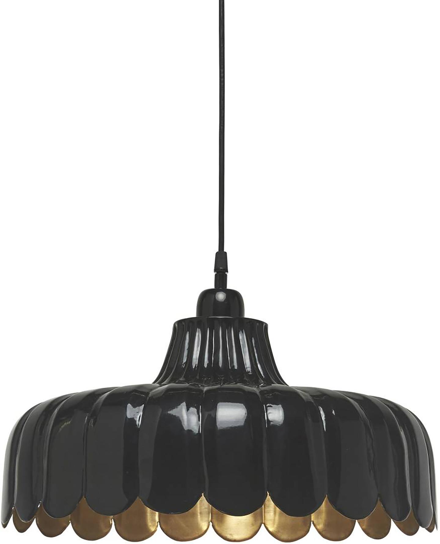Ripplamp must/kuldne PR Home Wells 43 cm