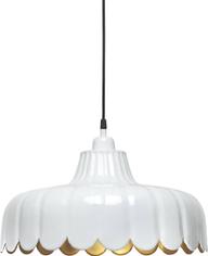 Pisipilt: Ripplamp PR Home Wells 43 cm, valge/kuldne
