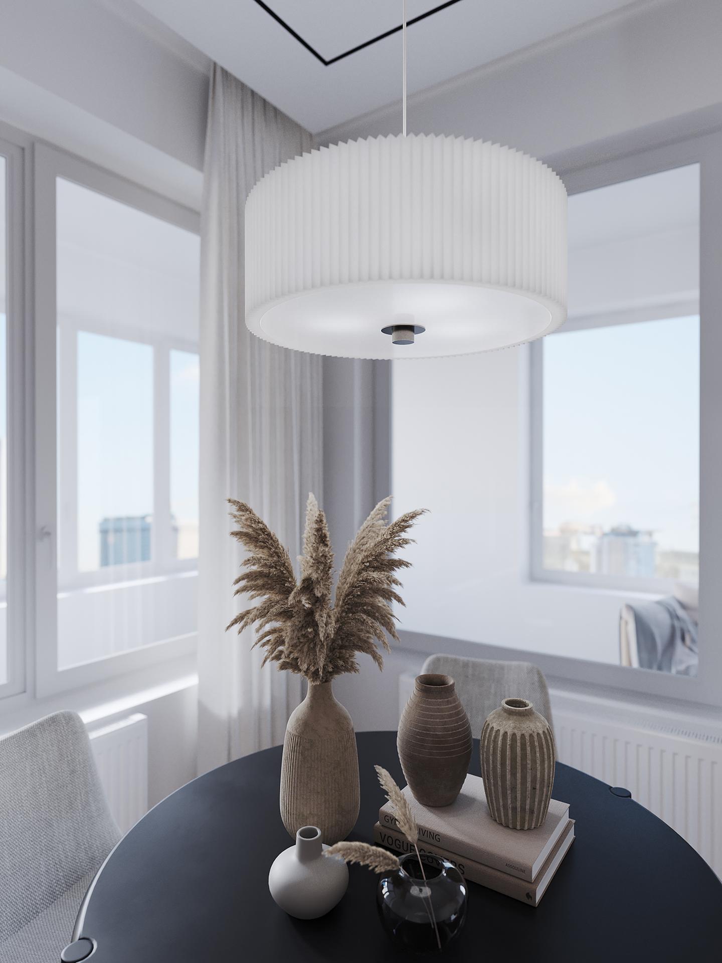 Ripplamp Livio valge